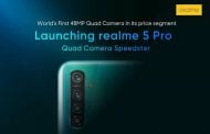 گوشی Realme 5 با دوربین 48 مگاپیکسلی و پردازنده اسنپدراگون معرفی خواهد شد