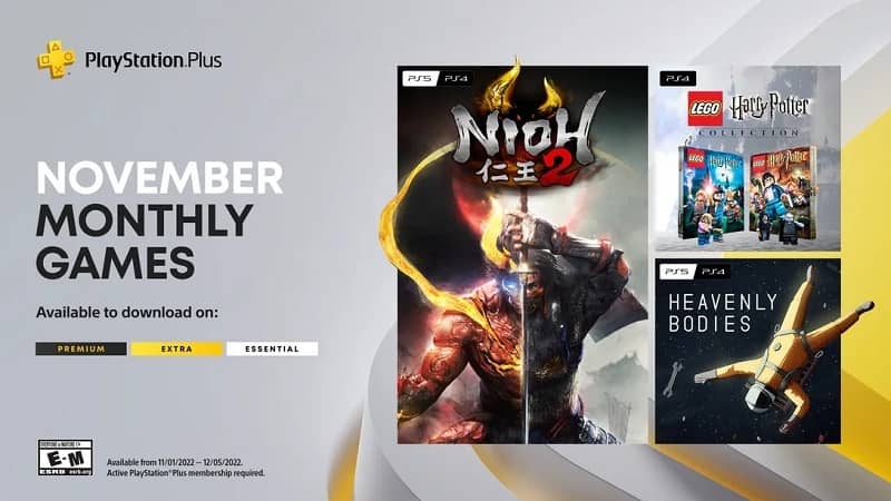 بازی های رایگان پلی استیشن پلاس اسنشال نوامبر ۲۰۲۲ برای PS4 و PS5 اعلام شد